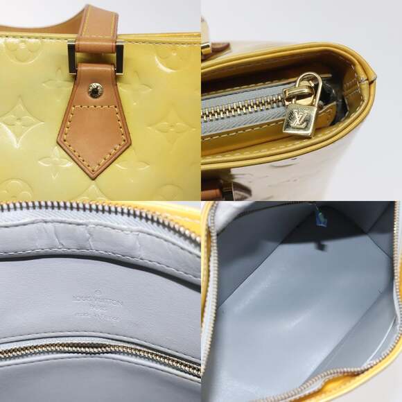 LOUIS VUITTON Monogram Vernis Houston Hand Bag Gris M91053 - Picture 11 of 13